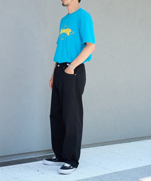 OUTDOOR PRODUCTS（アウトドアプロダクツ）の「ULT JAPANMADE UNISEX LOOSE DENIM 中目黒店/海老名店/WEB限定（スラックス・レディース・ネイビー/ブラック・MEDIUM/LARGE/X-LARGE）」の15枚目の写真