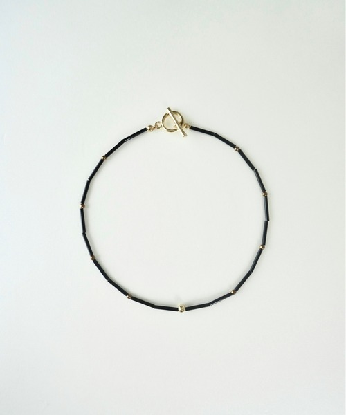 Lynn.（リン）の「bamboo & chain necklace／3way  レイヤード　ネックレス（ネックレス・レディース・GOLD・FREE）」の6枚目の写真