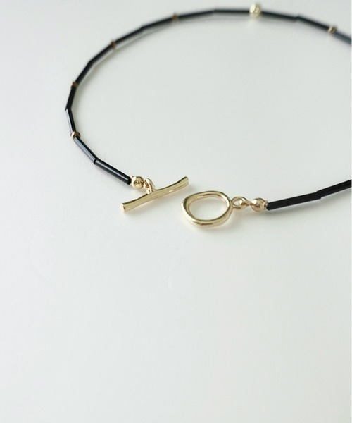 Lynn.（リン）の「bamboo & chain necklace／3way  レイヤード　ネックレス（ネックレス・レディース・GOLD・FREE）」の7枚目の写真