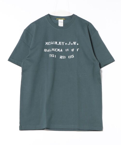 GREEN BOWL（グリーンボウル）の「【日本製】グリーンボウル 【GREEN BOWL】Organic CottonT-shirts (MCAULEYJ.W.)（Tシャツ/カットソー・メンズ・ブラック/オフホワイト/ダークネイビー・XL/M/L）」の3枚目の写真