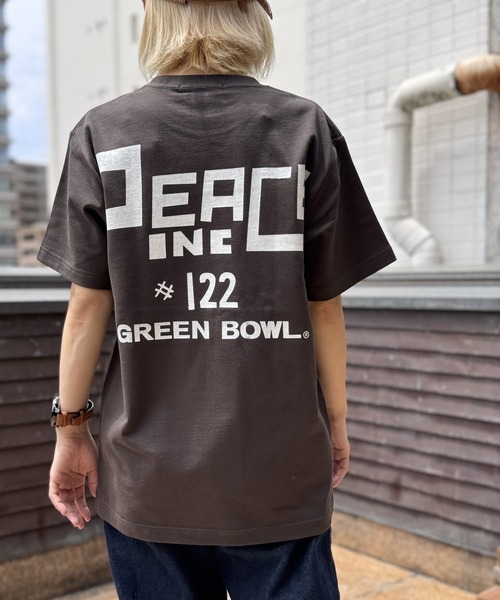 GREEN BOWL（グリーンボウル）の「【日本製】グリーンボウル 【GREEN BOWL】Organic CottonT-shirts (MCAULEYJ.W.)（Tシャツ/カットソー・メンズ・ブラック/オフホワイト/ダークネイビー・XL/M/L）」の2枚目の写真