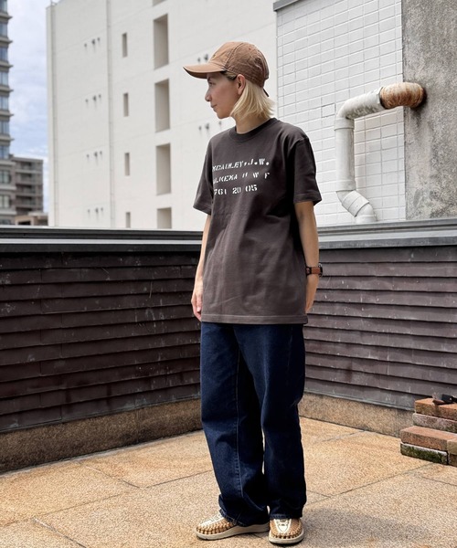GREEN BOWL（グリーンボウル）の「【日本製】グリーンボウル 【GREEN BOWL】Organic CottonT-shirts (MCAULEYJ.W.)（Tシャツ/カットソー・メンズ・ブラック/オフホワイト/ダークネイビー・XL/M/L）」の5枚目の写真