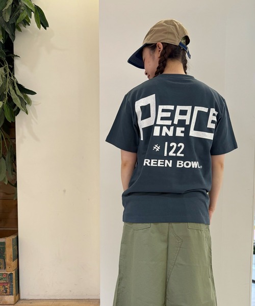 GREEN BOWL（グリーンボウル）の「【日本製】グリーンボウル 【GREEN BOWL】Organic CottonT-shirts (MCAULEYJ.W.)（Tシャツ/カットソー・メンズ・ブラック/オフホワイト/ダークネイビー・XL/M/L）」の9枚目の写真