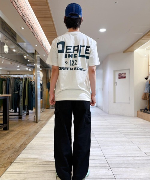 GREEN BOWL（グリーンボウル）の「【日本製】グリーンボウル 【GREEN BOWL】Organic CottonT-shirts (MCAULEYJ.W.)（Tシャツ/カットソー・メンズ・ブラック/オフホワイト/ダークネイビー・XL/M/L）」の12枚目の写真