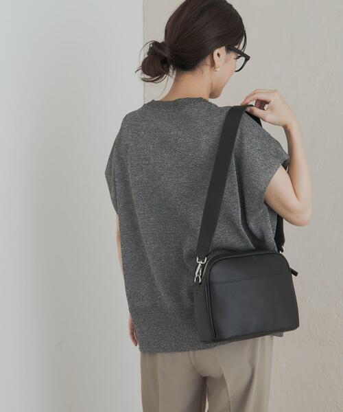 URBAN RESEARCH DOORS(アーバンリサーチドアーズ)の「『一部WEB限定カラー』ウォッシャブルドライニット(ニット/セーター・レディース・ブラック/グレー/グリーン/ブラウン・MEDIUM)」の9枚目の写真