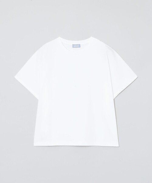 MACKINTOSH PHILOSOPHY(マッキントッシュ フィロソフィー)の「GREY LABEL クールタッチコットン半袖ドルマンTシャツ(Tシャツ/カットソー・レディース・オレンジ/ホワイト/ブラック・2)」の2枚目の写真