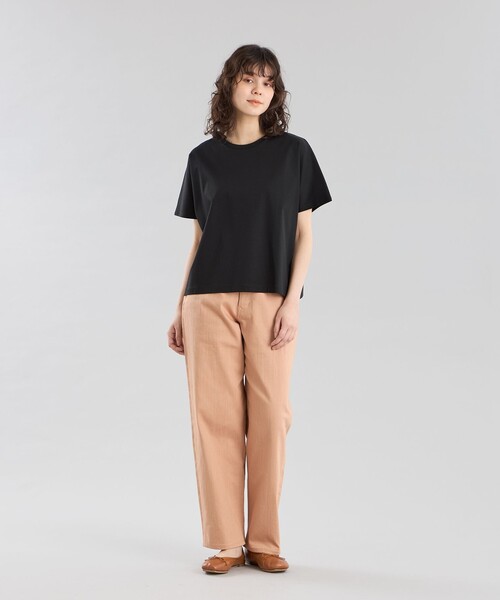 MACKINTOSH PHILOSOPHY(マッキントッシュ フィロソフィー)の「GREY LABEL クールタッチコットン半袖ドルマンTシャツ(Tシャツ/カットソー・レディース・オレンジ/ホワイト/ブラック・2)」の9枚目の写真