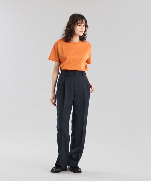 MACKINTOSH PHILOSOPHY(マッキントッシュ フィロソフィー)の「GREY LABEL クールタッチコットン半袖ドルマンTシャツ(Tシャツ/カットソー・レディース・オレンジ/ホワイト/ブラック・2)」の10枚目の写真