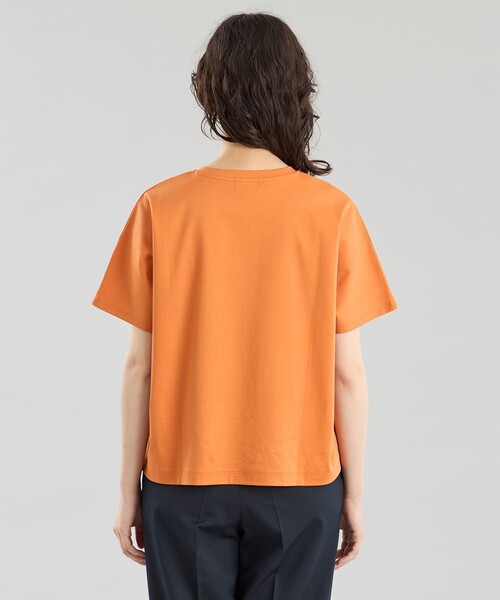 MACKINTOSH PHILOSOPHY(マッキントッシュ フィロソフィー)の「GREY LABEL クールタッチコットン半袖ドルマンTシャツ(Tシャツ/カットソー・レディース・オレンジ/ホワイト/ブラック・2)」の13枚目の写真