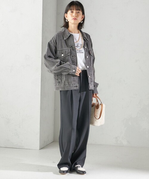 Levi's(リーバイス)の「Levi’s:90S TRUCKER(デニムジャケット・レディース・ブラック/ブルー・ONE SIZE)」の8枚目の写真