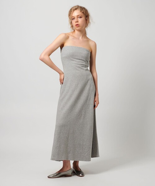 ATTISESSION＞ウラケ ベアトップ ロングワンピース（ワンピース