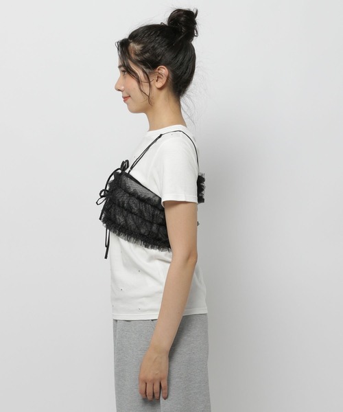 niko and...（ニコアンド）の「2WAYフリルチュールビスチェ（その他トップス・レディース・モカ/グレー/ブラック・FREE）」の17枚目の写真