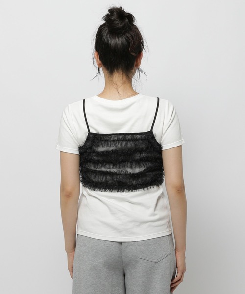 niko and...（ニコアンド）の「2WAYフリルチュールビスチェ（その他トップス・レディース・モカ/グレー/ブラック・FREE）」の16枚目の写真