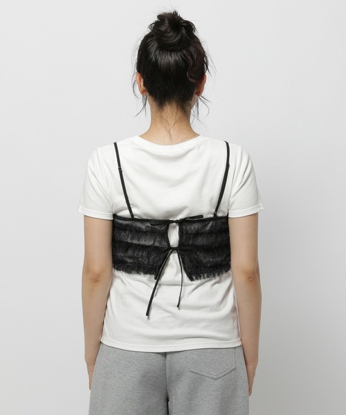 niko and...（ニコアンド）の「2WAYフリルチュールビスチェ（その他トップス・レディース・モカ/グレー/ブラック・FREE）」の14枚目の写真