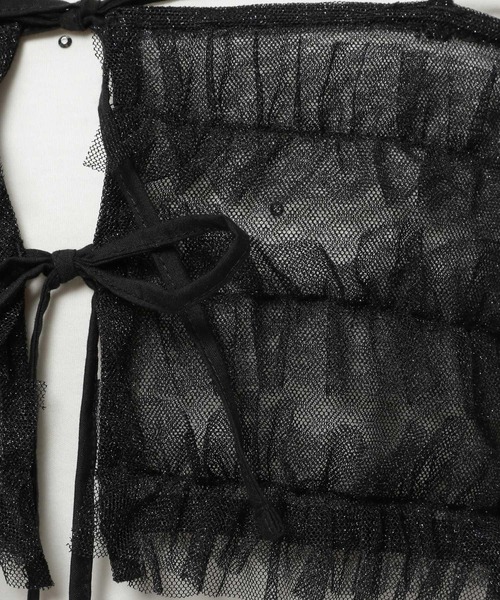 niko and...（ニコアンド）の「2WAYフリルチュールビスチェ（その他トップス・レディース・モカ/グレー/ブラック・FREE）」の10枚目の写真