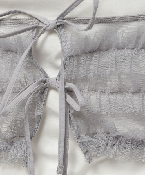 niko and...（ニコアンド）の「2WAYフリルチュールビスチェ（その他トップス・レディース・モカ/グレー/ブラック・FREE）」の9枚目の写真