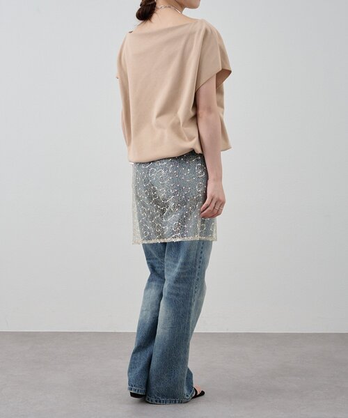 SHENERY(シーナリー)の「スパンコールラップスカート(スカート・レディース・ゴールド/ブラック・FREE)」の7枚目の写真