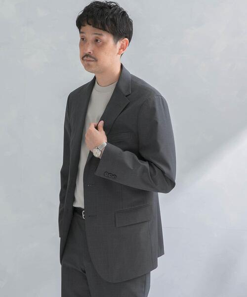 URBAN RESEARCH DOORS（アーバンリサーチドアーズ）の「『イージーケア』LIFE STYLE TAILOR　クリアツイルコンフォータブルスマートジャケット（その他アウター・メンズ・グレー/ネイビー・SMALL/X-LARGE/MEDIUM/LARGE）」の21枚目の写真