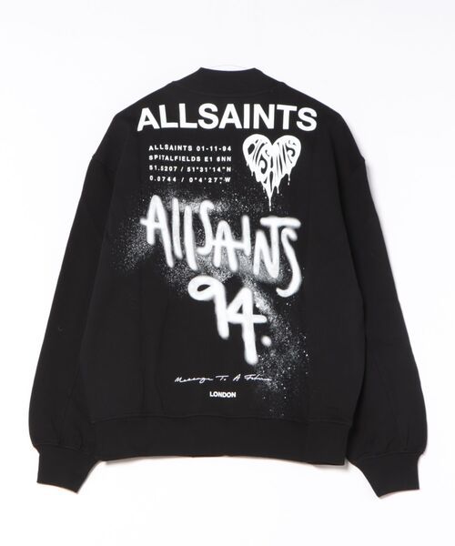 ALLSAINTS(オールセインツ)の「POSTER BELLE JERSEY BOMBER | POSTER ベル ジャージー ボンバー(MA-1・レディース・ブラック・S/M/XS)」の8枚目の写真