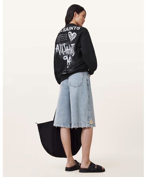 ALLSAINTS(オールセインツ)の「POSTER BELLE JERSEY BOMBER | POSTER ベル ジャージー ボンバー(MA-1・レディース・ブラック・S/M/XS)」の7枚目の写真