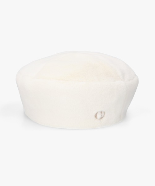 Chapeau d' O(シャポードオー)の「Chapeau d' O Mini Far Beret / シャポードオー(ハンチング/ベレー帽・レディース・ブルー/ベージュ/ホワイト・M/57.5cm)」の9枚目の写真