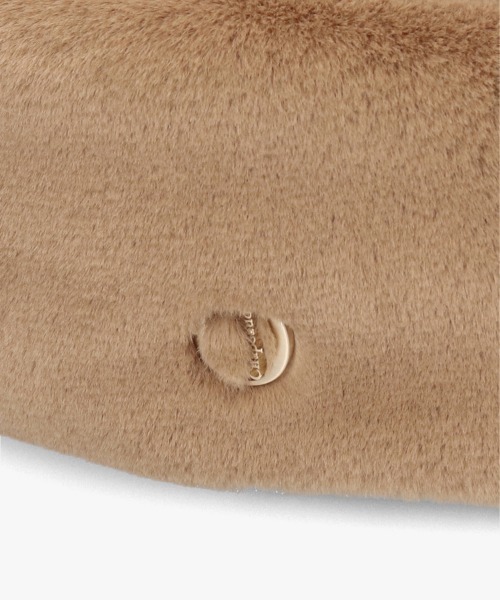 Chapeau d' O(シャポードオー)の「Chapeau d' O Mini Far Beret / シャポードオー(ハンチング/ベレー帽・レディース・ブルー/ベージュ/ホワイト・M/57.5cm)」の15枚目の写真