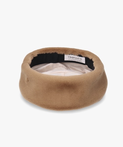 Chapeau d' O(シャポードオー)の「Chapeau d' O Mini Far Beret / シャポードオー(ハンチング/ベレー帽・レディース・ブルー/ベージュ/ホワイト・M/57.5cm)」の16枚目の写真