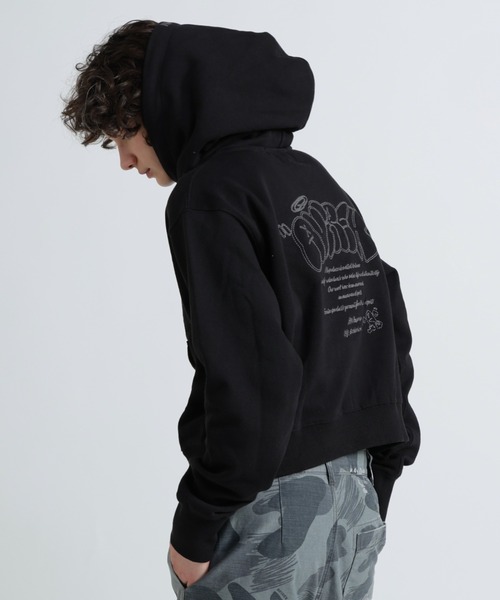 AVIREX  アヴィレックス  カモフラデザインフードパーカー  Mサイズ アビレックス AVIREX パーカーコットン ブルゾン 迷彩柄 カモフラ