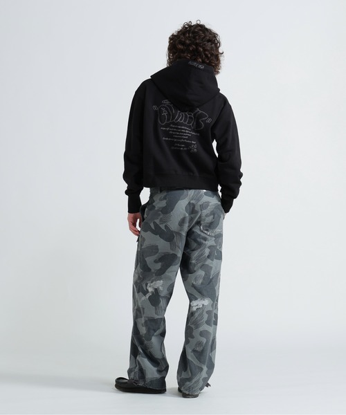 AVIREX(アヴィレックス)の「《直営店限定》GRAFFITI EMBROIDERY PARKA/グラフィティ刺繍パーカー(パーカー・レディース・ブラック/グレー/ピンク・F)」の14枚目の写真