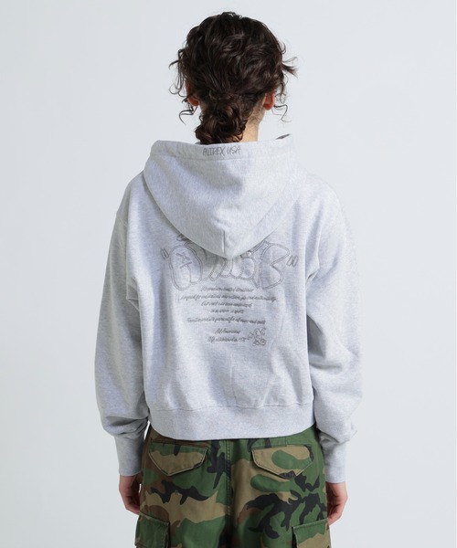 AVIREX(アヴィレックス)の「《直営店限定》GRAFFITI EMBROIDERY PARKA/グラフィティ刺繍パーカー(パーカー・レディース・ブラック/グレー/ピンク・F)」の22枚目の写真