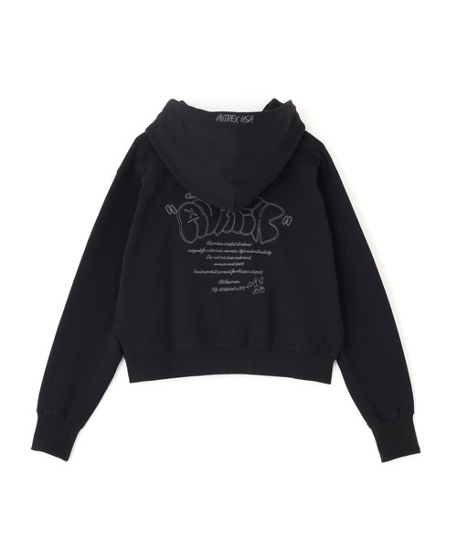 AVIREX(アヴィレックス)の「《直営店限定》GRAFFITI EMBROIDERY PARKA/グラフィティ刺繍パーカー(パーカー・レディース・ブラック/グレー/ピンク・F)」の16枚目の写真