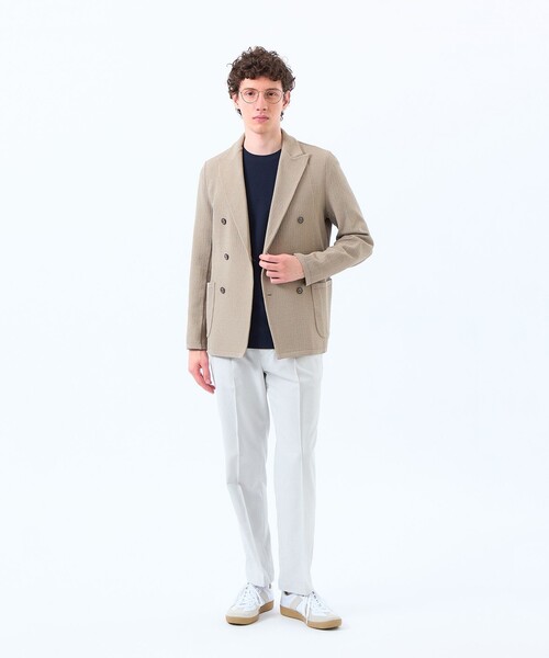 MACKINTOSH PHILOSOPHY(マッキントッシュ フィロソフィー)の「12G度詰め ニットジャケット(その他アウター・メンズ・ベージュ系その他2/ネイビー・40/38/42)」の4枚目の写真