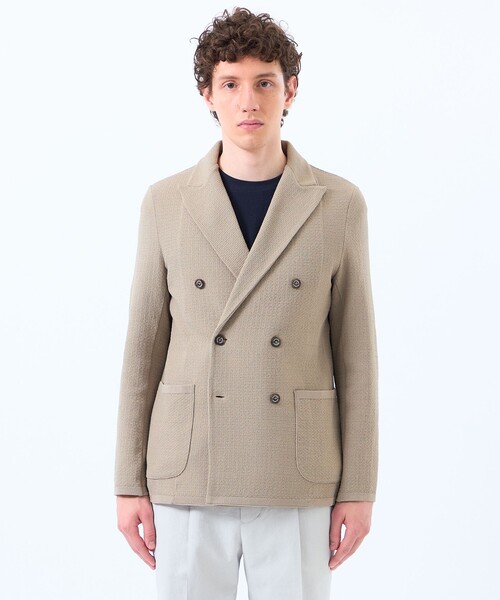 MACKINTOSH PHILOSOPHY(マッキントッシュ フィロソフィー)の「12G度詰め ニットジャケット(その他アウター・メンズ・ベージュ系その他2/ネイビー・40/38/42)」の5枚目の写真