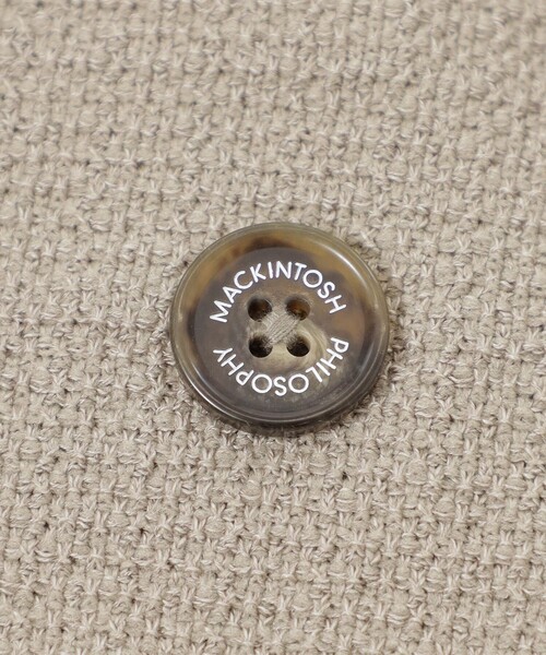 MACKINTOSH PHILOSOPHY(マッキントッシュ フィロソフィー)の「12G度詰め ニットジャケット(その他アウター・メンズ・ベージュ系その他2/ネイビー・40/38/42)」の9枚目の写真