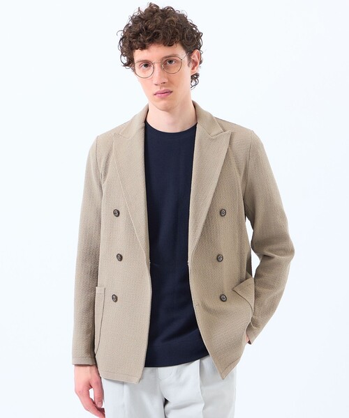 MACKINTOSH PHILOSOPHY(マッキントッシュ フィロソフィー)の「12G度詰め ニットジャケット(その他アウター・メンズ・ベージュ系その他2/ネイビー・40/38/42)」の12枚目の写真