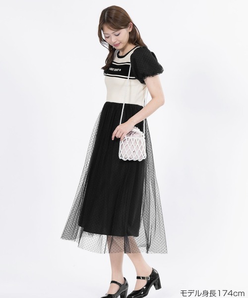 レトロロゴライン ワンピース（ワンピース）｜MARY QUANT（マリー