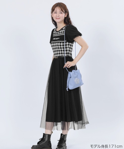 レトロロゴライン ワンピース（ワンピース）｜MARY QUANT（マリー