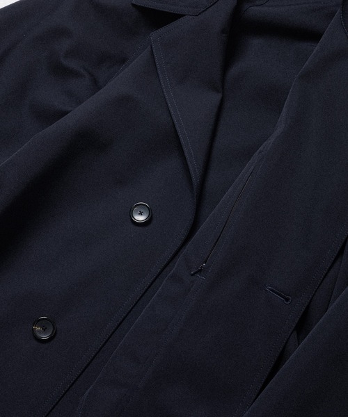 WILD LIFE TAILOR Adam et Rope'（ワイルドテーラーアダムエロペ　）の「【WILD LIFE TAILOR】WOOL GABARDINE BAL COLLAR COAT（その他アウター・メンズ・ネイビー・L/M）」の4枚目の写真