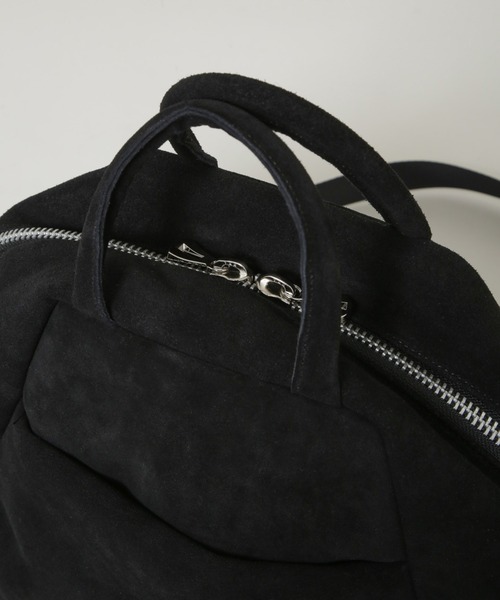 ITTI（イッチ）の「ITTI/別注 ANNIE MADISON BAG / suede（ハンドバッグ・メンズ・ブラック/ブラウン・FREE）」の7枚目の写真