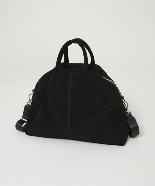 ITTI（イッチ）の「ITTI/別注 ANNIE MADISON BAG / suede（ハンドバッグ・メンズ・ブラック/ブラウン・FREE）」の3枚目の写真