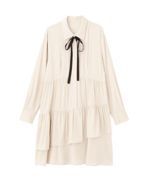 セール】◇ティアードミニシャツワンピース（ワンピース）｜JILL by
