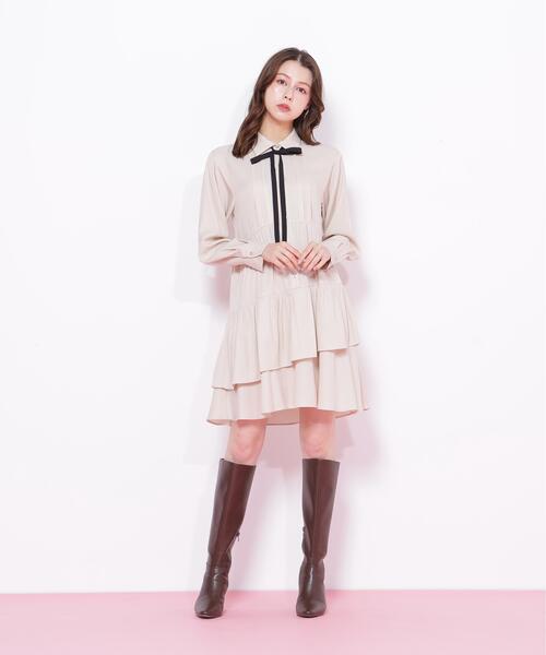 美品✨JILL by JILL STUART ティアードミニシャツワンピース セール】◇ティアードミニシャツワンピース（ワンピース）｜JILL by