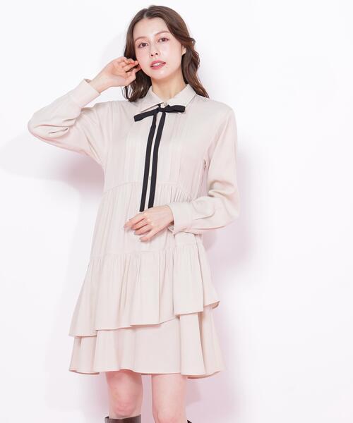 セール】◇ティアードミニシャツワンピース（ワンピース）｜JILL by
