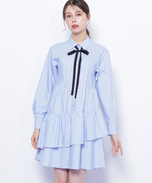 jill by jillstuart ジルスチュアート ワンピース ◇スカラップカラーワンピース（ワンピース）｜JILL by JILL