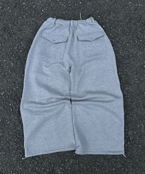 MandO（Auntie Rosa）（エムオー）の「パイピングダブルニーバギースウェットパンツ/セットアップ着用可能（スウェットパンツ・メンズ・カーキ/ブラック/グレー・LARGE/MEDIUM/SMALL）」の18枚目の写真