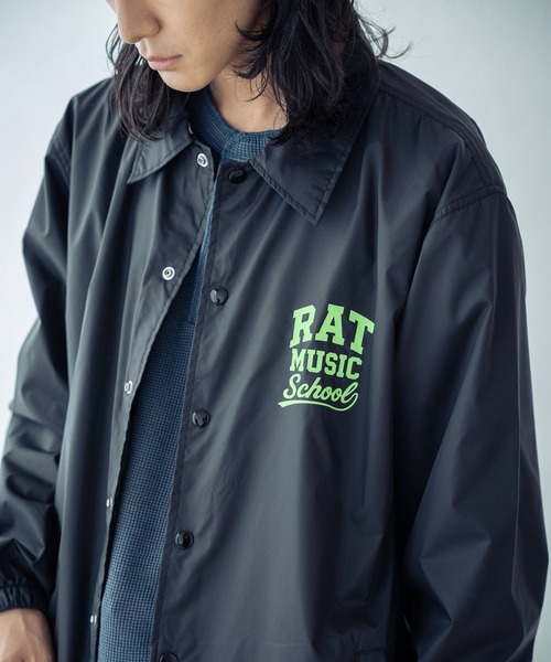 RATTLE TRAP(ラトルトラップ)の「リフレクタープリントナイロンコーチジャケット(ブルゾン・メンズ・ブラック系その他/ブラック/ボルドー/グリーン・M/L)」の5枚目の写真