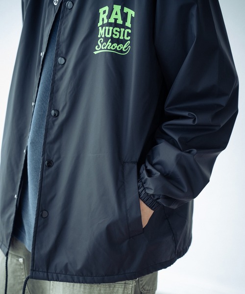 RATTLE TRAP(ラトルトラップ)の「リフレクタープリントナイロンコーチジャケット(ブルゾン・メンズ・ブラック系その他/ブラック/ボルドー/グリーン・M/L)」の6枚目の写真