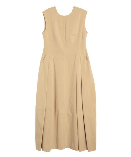 ELENDEEK（エレンディーク）の「フォルムシルエットワンピース（ワンピース・レディース・マスタード/ブラック・01/02）」の5枚目の写真