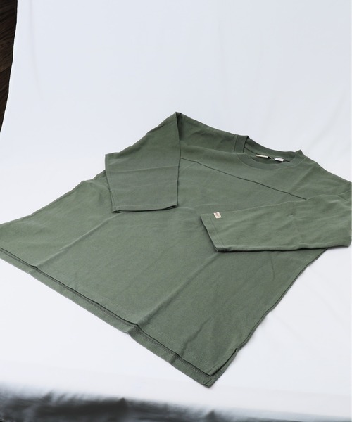 BACKYARD FAMILY（バックヤードファミリー）の「Goodwear USAコットンBIG切替7分袖T（Tシャツ/カットソー・メンズ・ホワイト・S）」の8枚目の写真