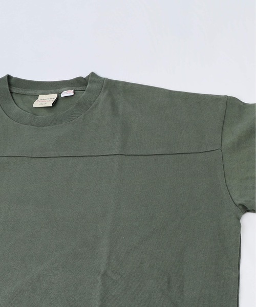 BACKYARD FAMILY（バックヤードファミリー）の「Goodwear USAコットンBIG切替7分袖T（Tシャツ/カットソー・メンズ・ホワイト・S）」の10枚目の写真